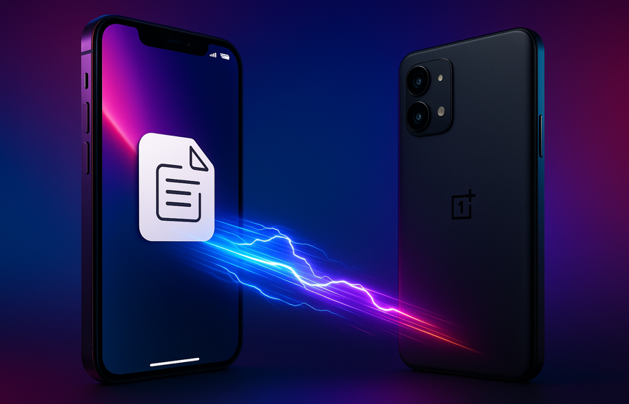 How to Share Files Between OnePlus and iPhone Using Share with iPhone