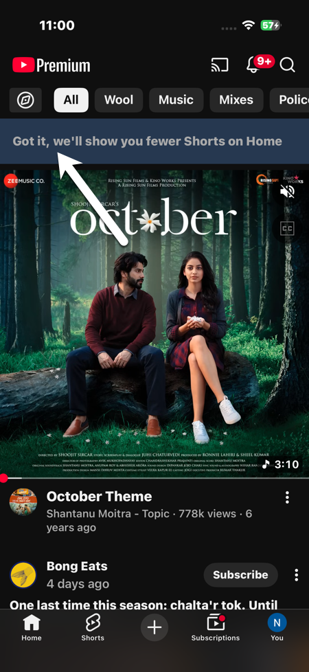 Here’s How I Cleaned up my YouTube Feed from YouTube Shorts 6