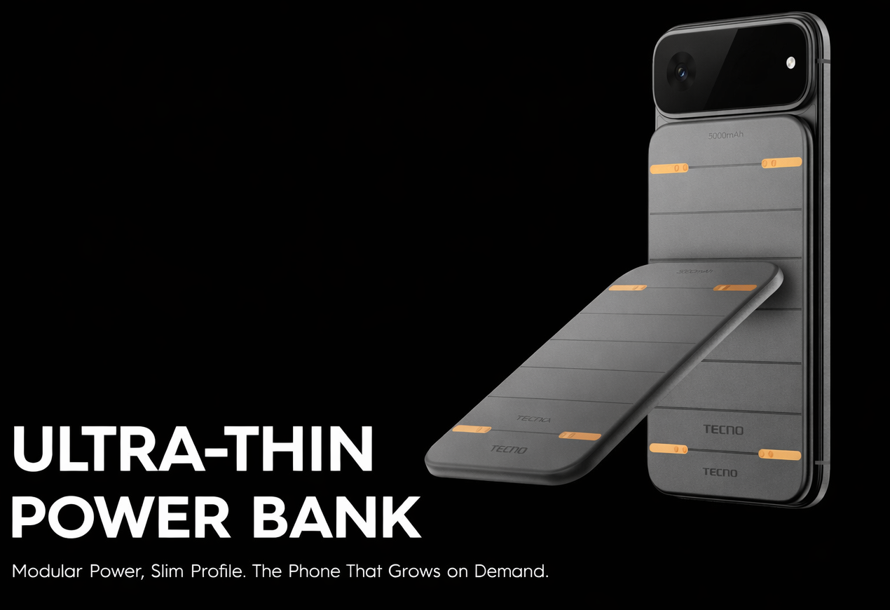 Tecno’s Ultra-Slim Modular Smartphone Concept MWC 2026 Reveal 2