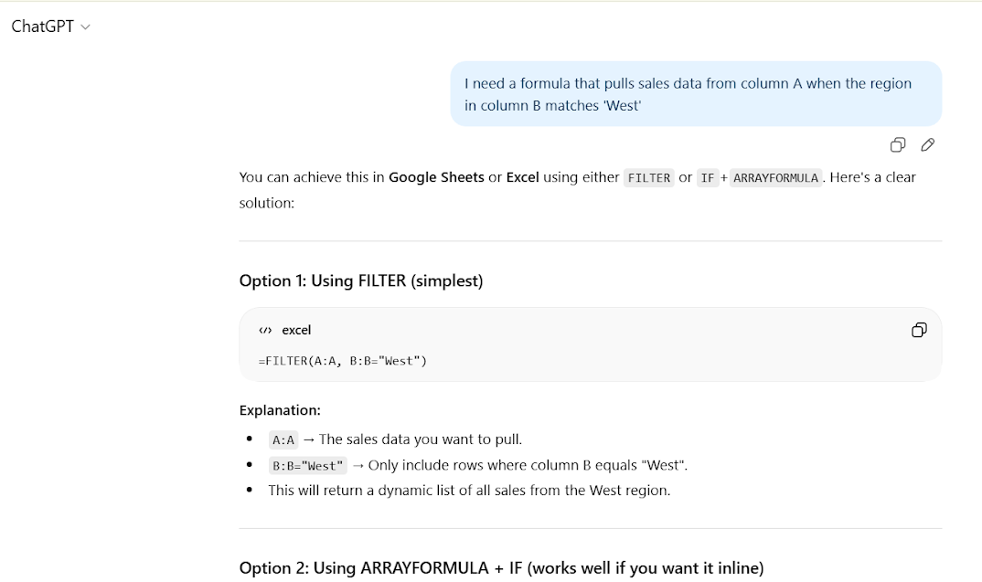 Best AI Tools for Google Spreadsheets 2