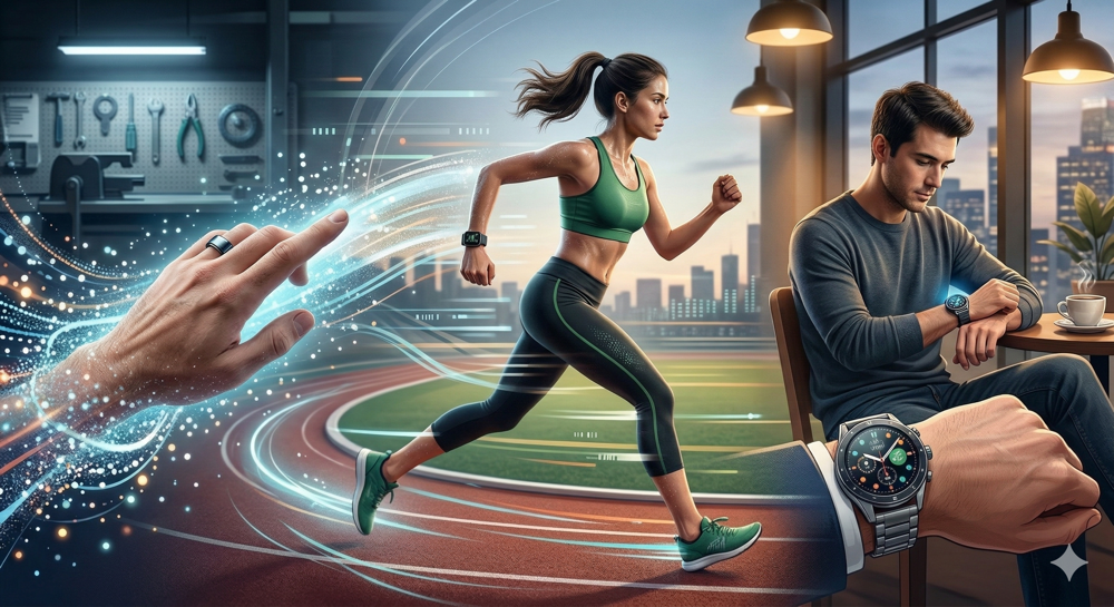 Fitness Tracker Comparison – Smart Ring vs Fitness Band vs Smartwatch