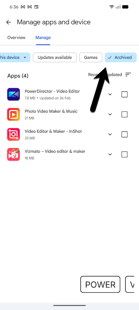 How to Manually Archive Apps on Android 7