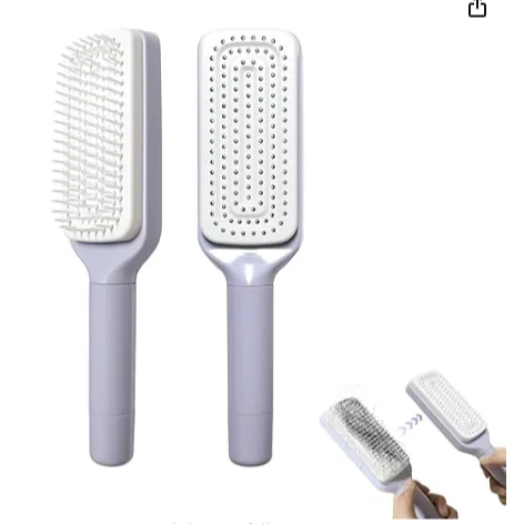 ELEGAR Self-Cleaning Anti-Static Massage Comb