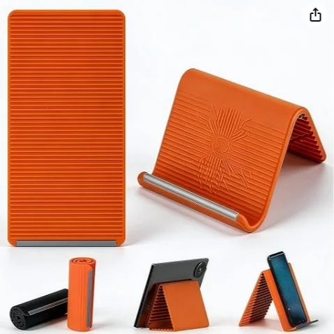 Portable Foldable Silicone Aluminum Phone Holder